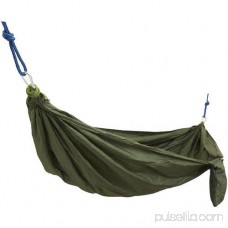 Survival Gear 1-Person High-Thread-Count Parachute Hiking and Camping Hammock with Ropes and Carabiners 556097074